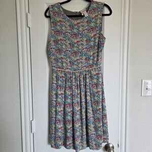 Matilda Jane Vibrant Floral Sleeveless Midi Dress